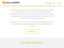 Tablet Screenshot of mallmaverick.com